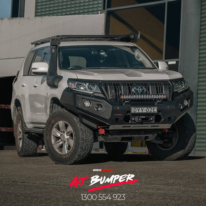 Prado 150 GT Bumper Steel no loop bull bar to Suit 11/2017+