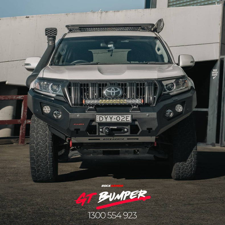 Prado 150 GT Bumper Steel no loop bull bar to Suit 11/2017+