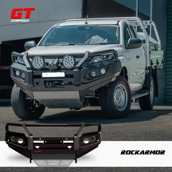 Rockarmor GT hooped bull bar fitted to Mitsubishi Triton MR
