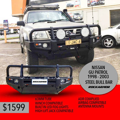 GU Patrol Bullbar Suits Series 1-3 Rockarmor Premium Classic