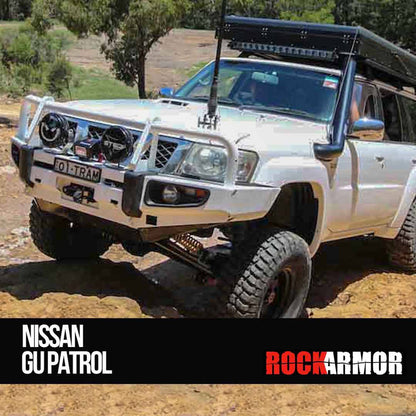 NISSAN GU Patrol Bullbar Suits Series 4+ 10/2004 - 12/2016 Rockarmor