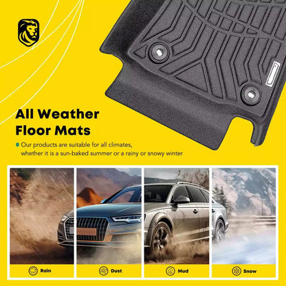 4pcs TPE Moulded Floor Carpet Floor Mat for Toyota Fortuner GUN156 2015-2024 SUV (For: Toyota Fortuner)