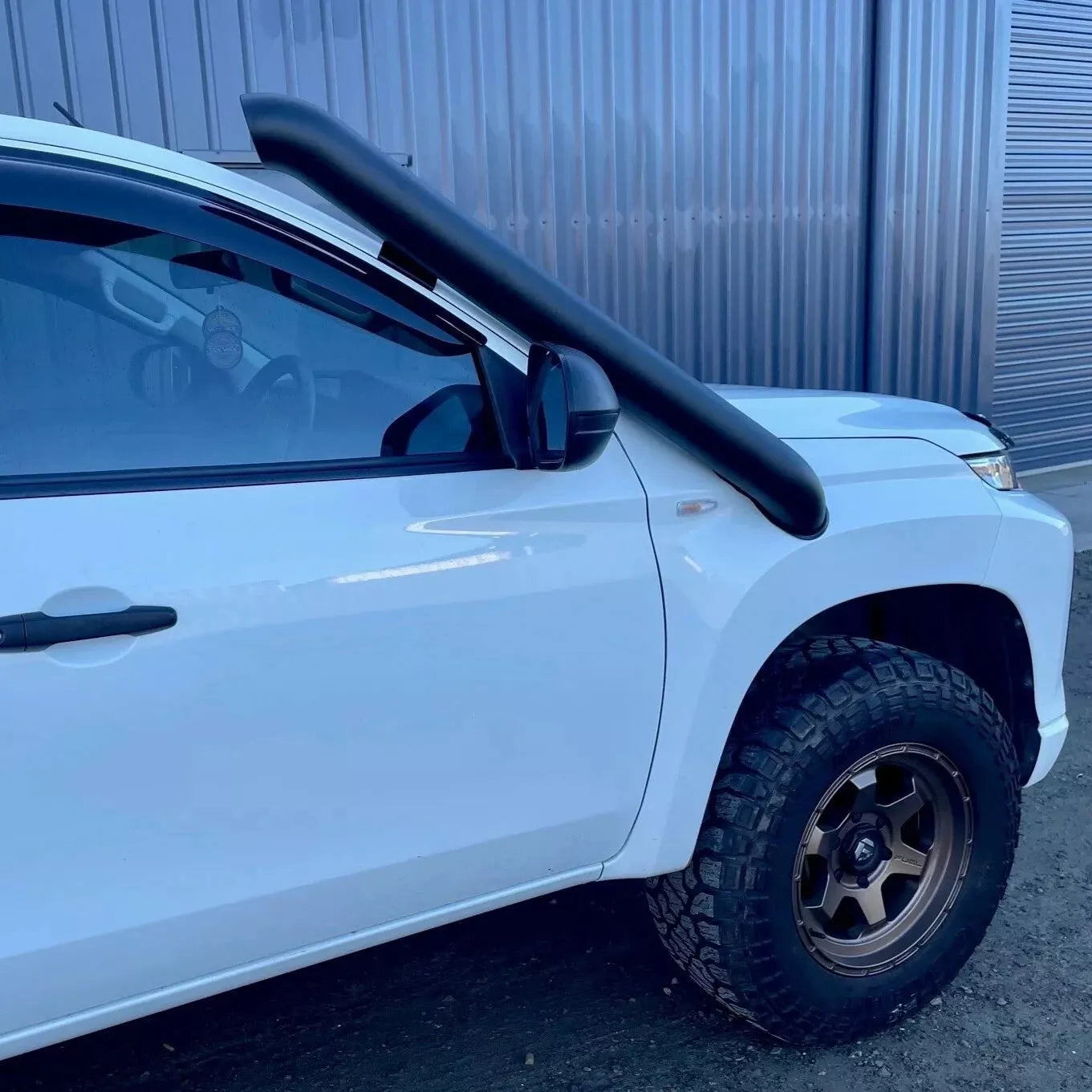 $399- MR Triton(2019+) 4” Stainless Steel Snorkel Kit Gloss Black | MR Triton 2019–2023