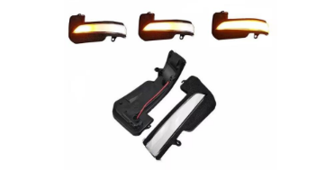 Toyota Hilux side mirror LED upgrade