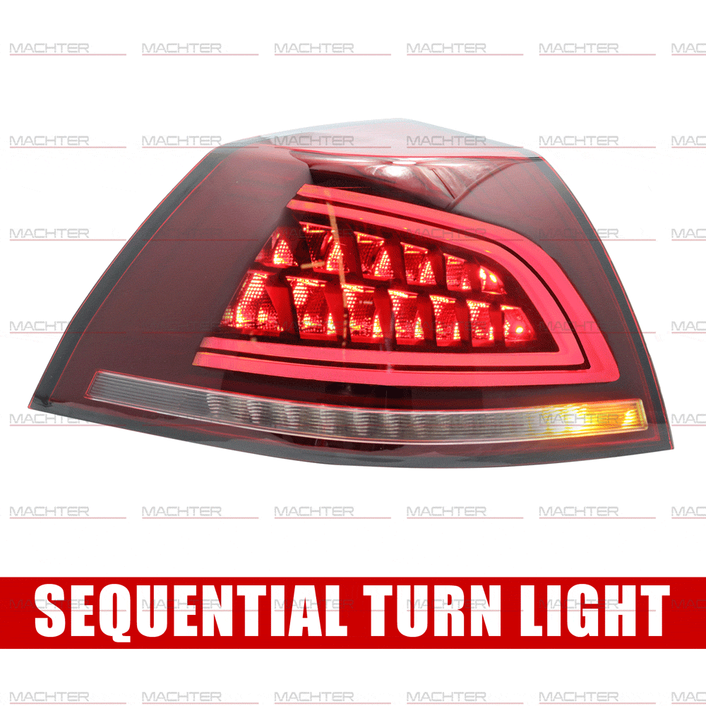 Fit For Holden VE Commodore Series 1 Series 2 Sedan Only Red LED Tail Lights Sequential Blinker