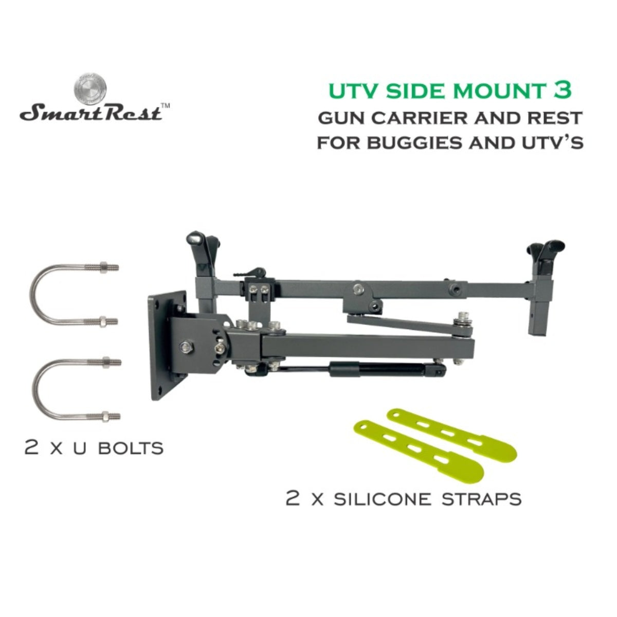 SmartRest UTV Gun Rack - Side Mount