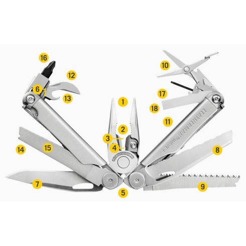 LEATHERMAN YL832524 WAVE PLUS W/NYLON BUTTON SHEATH - BOX